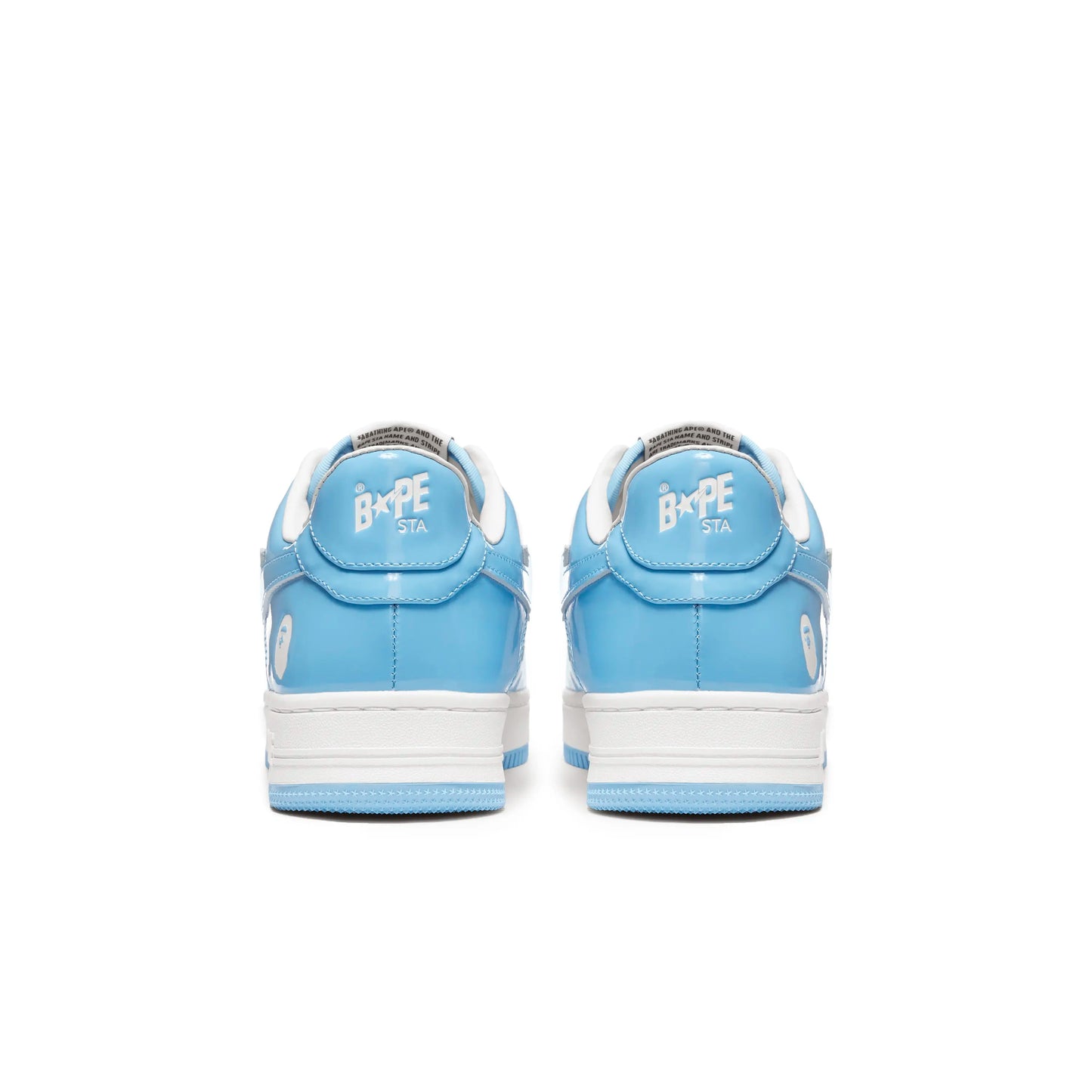 BAPESTA Low White Blue Shoes